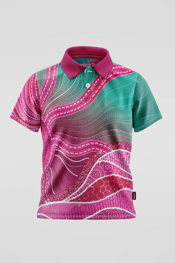 Mallee Sunsets Essence Kids Polo Shirt