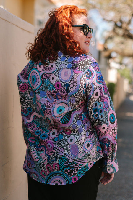 Makuru 100% Linen Long Sleeve Relaxed Women’s Shirt