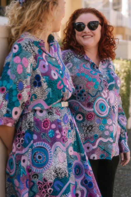 Makuru 100% Linen Long Sleeve Relaxed Women’s Shirt