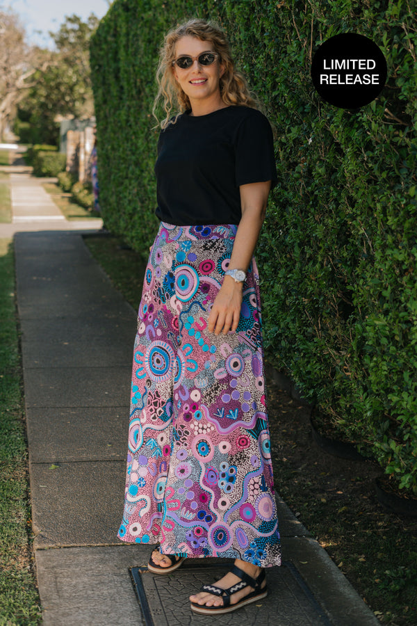 Makuru 100% Rayon Wide Leg Pants
