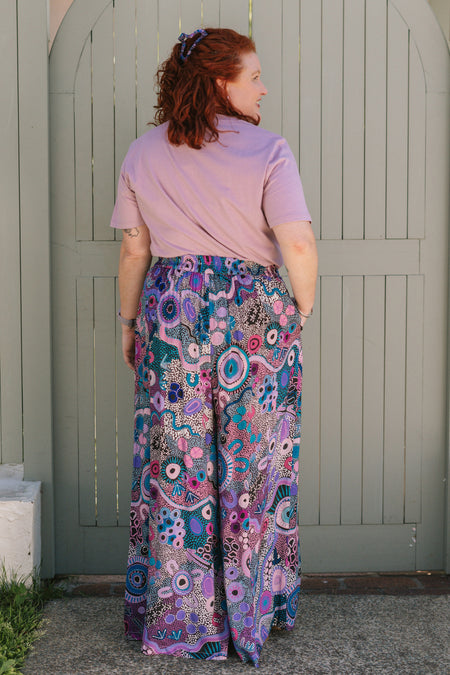 Makuru 100% Rayon Wide Leg Pants