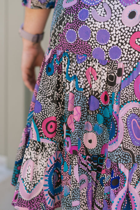 Makuru 100% Rayon Smock Dress