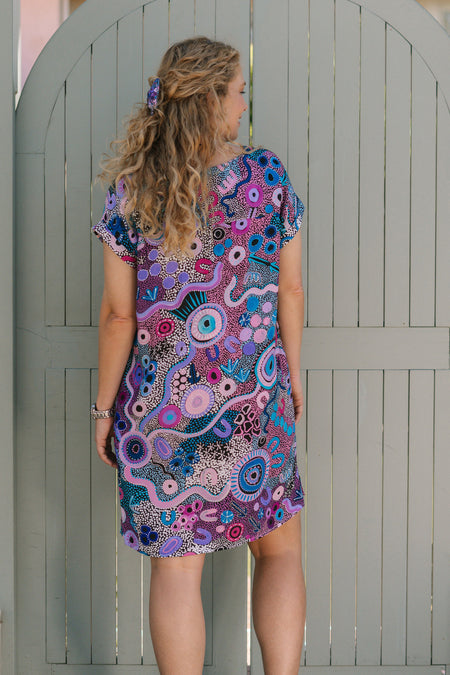 Makuru 100% Rayon Shift Dress