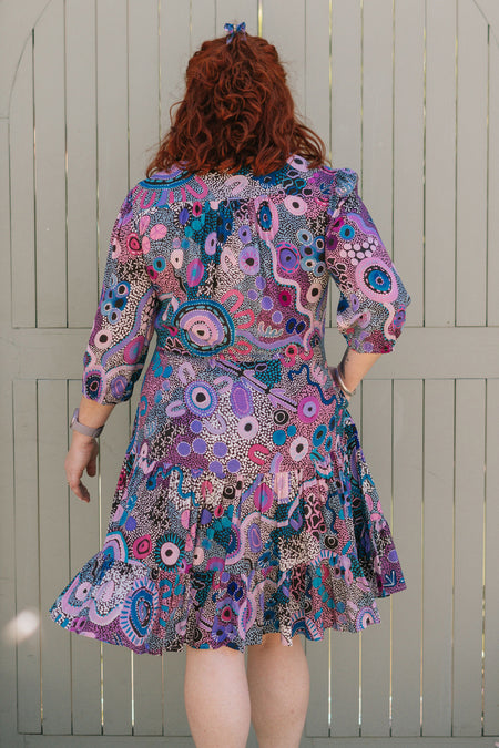 Makuru 100% Rayon Smock Dress