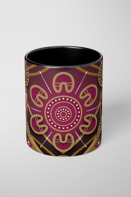 Maroon Warrior Ceramic Coffee Mug