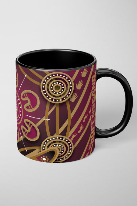 Maroon Warrior Ceramic Coffee Mug