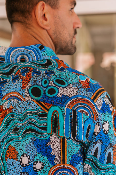 Calm Place Unisex Button Up Shirt