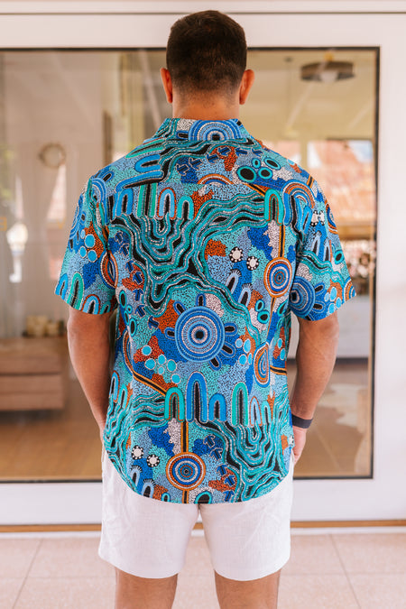 Calm Place Unisex Button Up Shirt