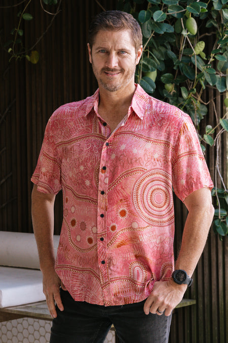 Wambuwanbunmarra (Mix) Unisex Button Up Shirt