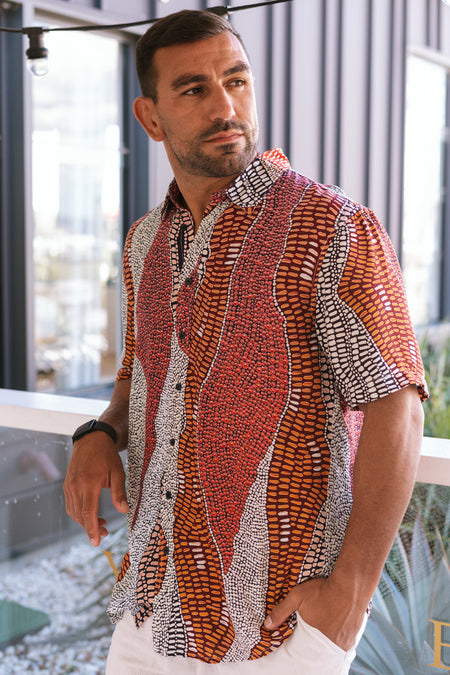 Layers Unisex Button Up Shirt