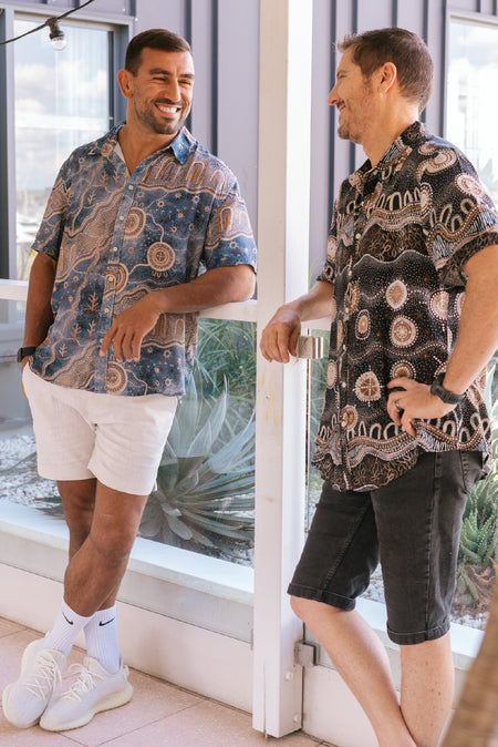 Marang Ngurung (Good Night) Unisex Button Up Shirt