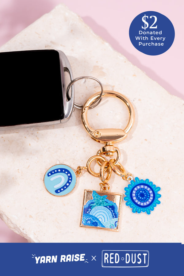 Together We Rise Charm Set Keyring