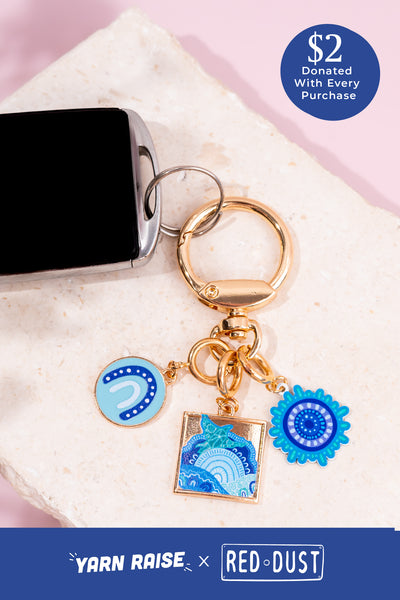 Together We Rise Charm Set Keyring