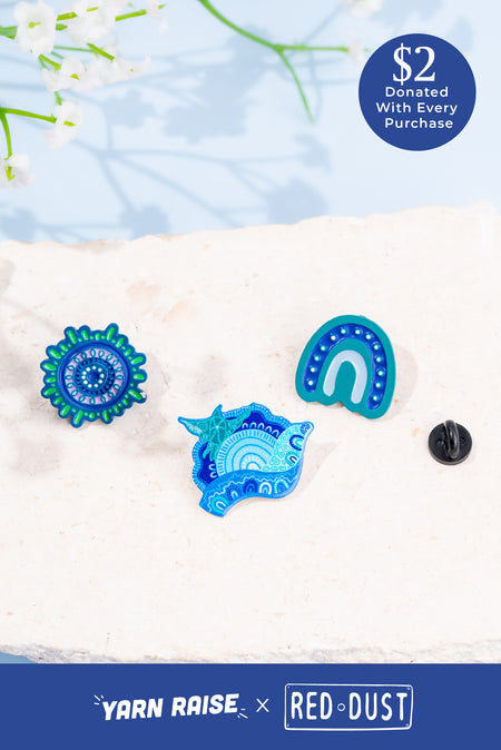 Together We Rise Lapel Pin (3 Pack)