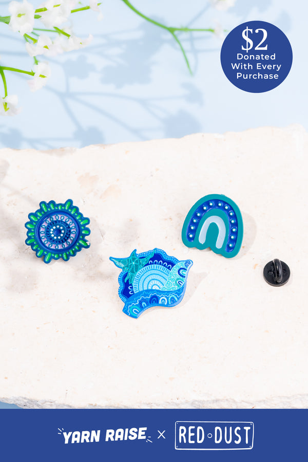 Together We Rise Lapel Pin (3 Pack)