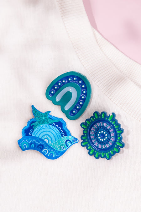 Together We Rise Lapel Pin (3 Pack)