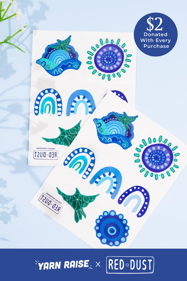 Together We Rise Tattoo Pack