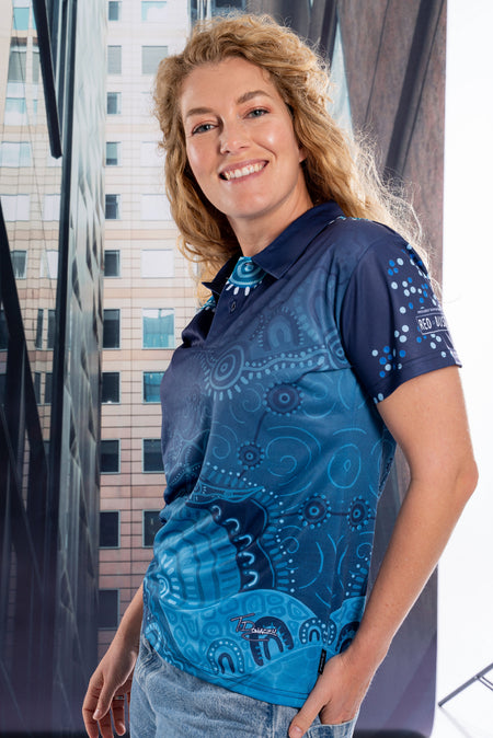 Together We Rise Essence Women's Fitted Polo Shirt