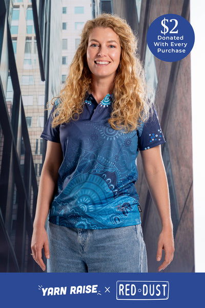 Together We Rise Essence Women's Fitted Polo Shirt