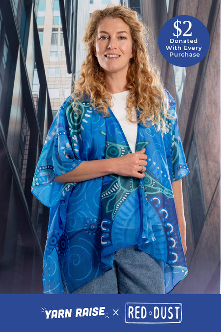 Together We Rise Chiffon Shawl