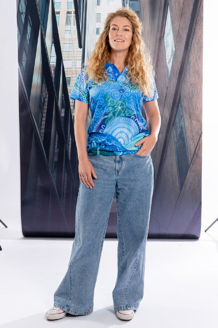 Together We Rise Women's Fitted Polo Shirt