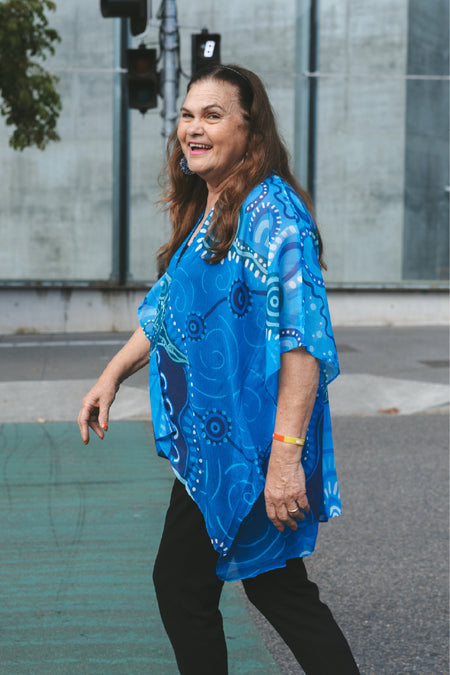 Together We Rise Chiffon Shawl