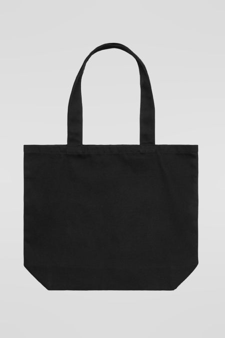 Miyagan Black Cotton Canvas Carry Bag
