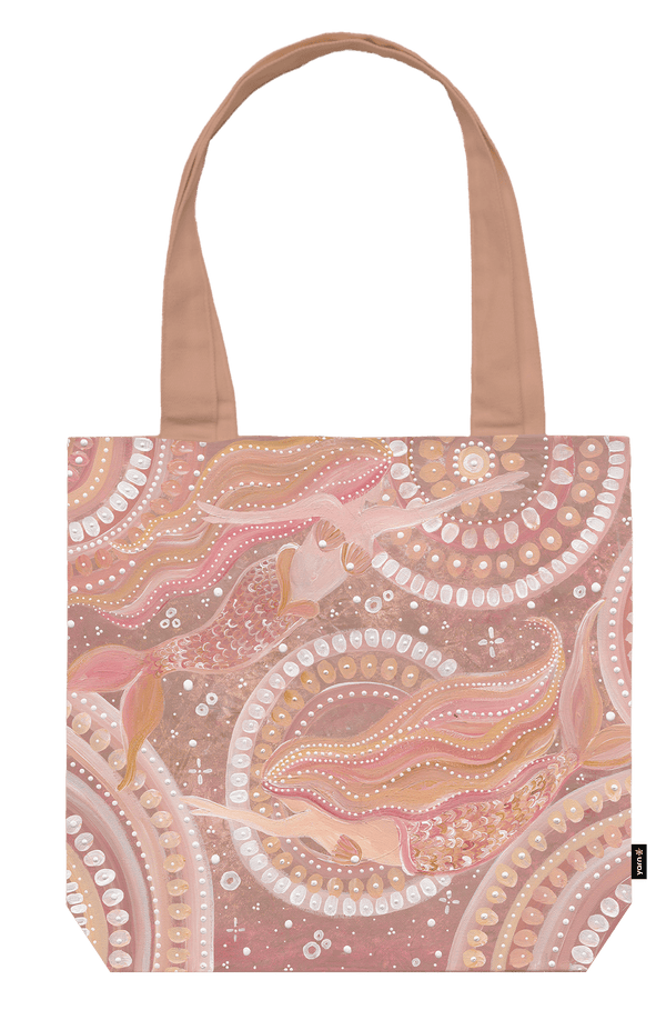 Mermaid Spirit Full Printed Tote Bag