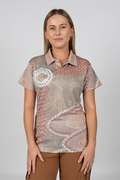 Mountains UPF50+ Women's Fitted Polo Shirt