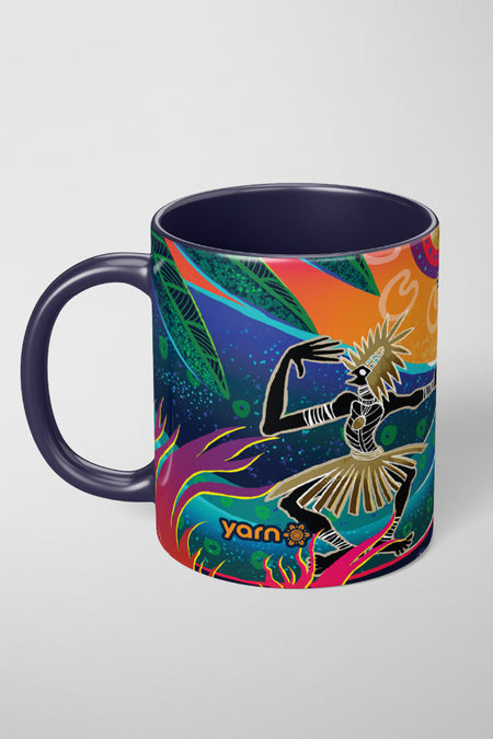 Fire Spirit People Ceramic Coffee Mug