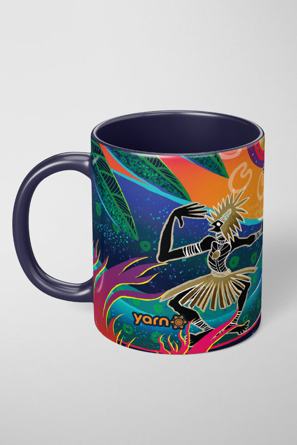 Fire Spirit People Ceramic Coffee Mug