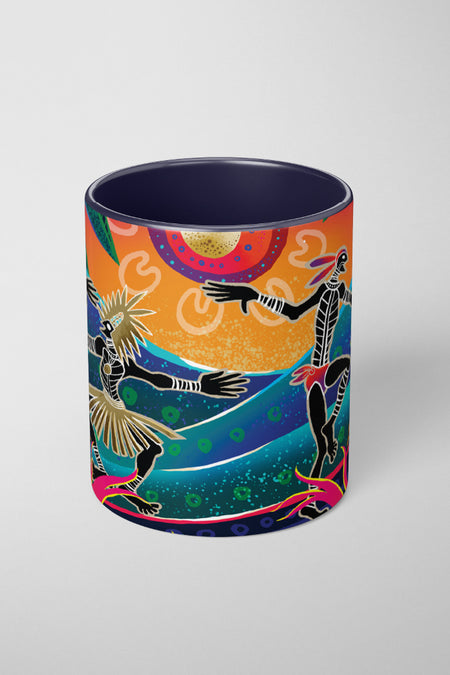 Fire Spirit People Ceramic Coffee Mug