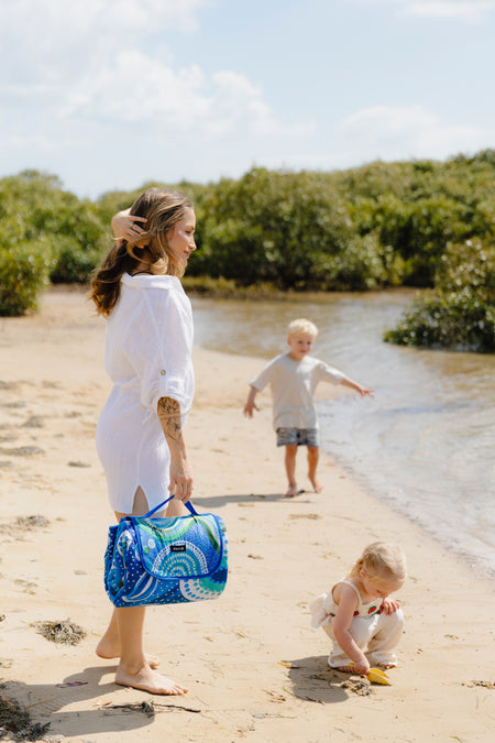 Across The Land Sand Free Premium Quilted Picnic Rug (150cm x 200cm)