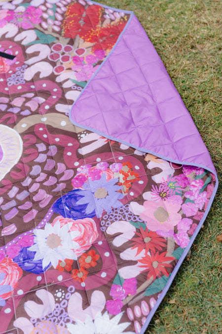 Strength Of Women Sand Free Premium Quilted Picnic Rug (150cm x 200cm)