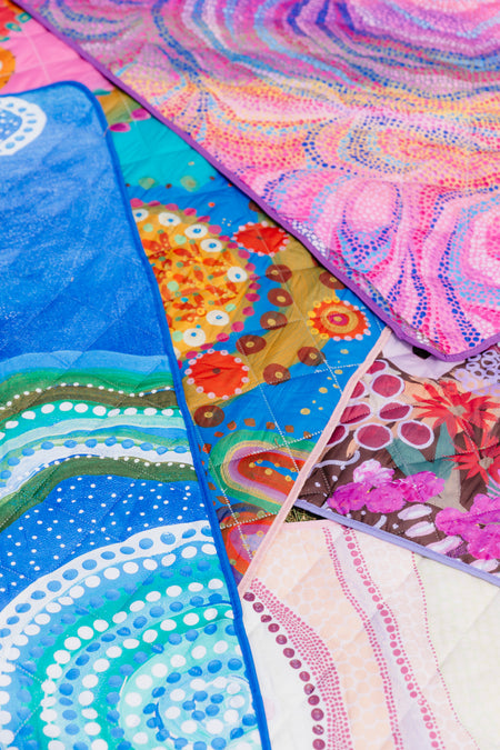 Across The Land Sand Free Premium Quilted Picnic Rug (150cm x 200cm)