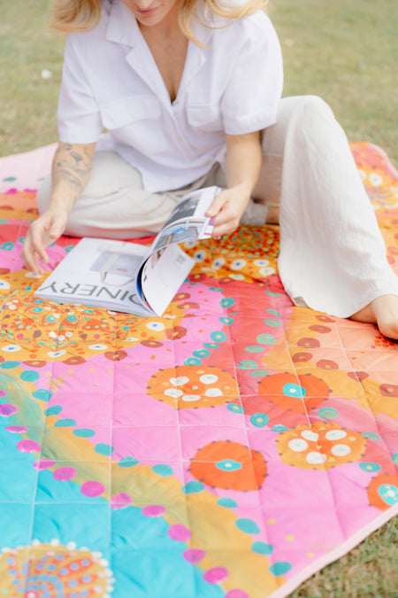 Flourish Sand Free Premium Quilted Picnic Rug (150cm x 200cm)