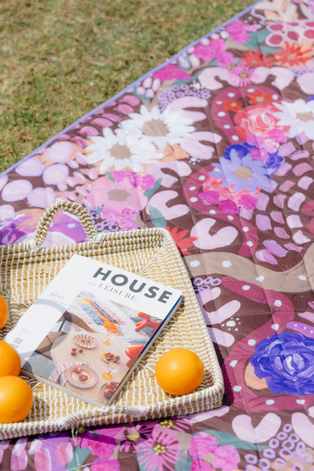 Strength Of Women Sand Free Premium Quilted Picnic Rug (150cm x 200cm)