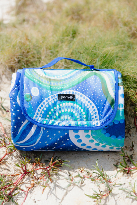 Across The Land Sand Free Premium Quilted Picnic Rug (150cm x 200cm)