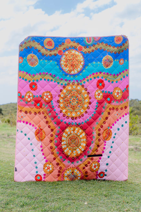 Flourish Sand Free Premium Quilted Picnic Rug (150cm x 200cm)