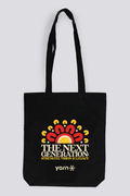 The Next Generation NAIDOC 2025 Black Long Handle Cotton Tote Bag