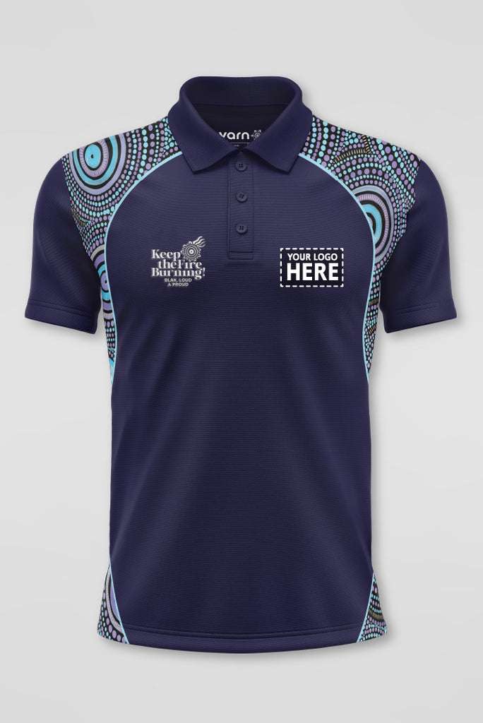 (Custom) Our Future, Together NAIDOC 2024 Navy Bamboo (Classic) Polo Shirt