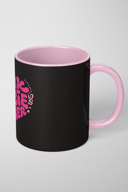 Pink Boobie Power Ceramic Coffee Mug