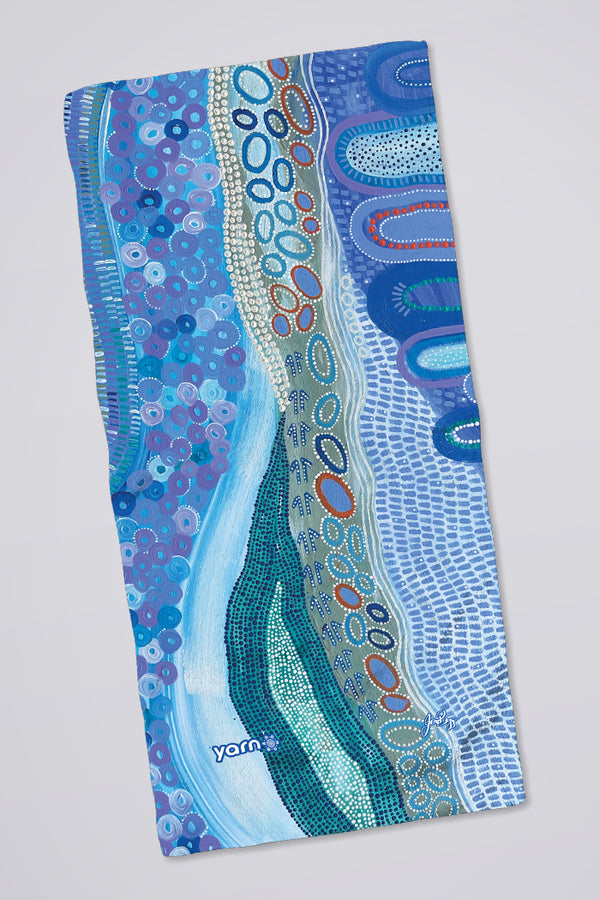 Place Of Water Beach Towel