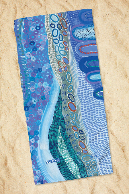 Place Of Water Beach Towel