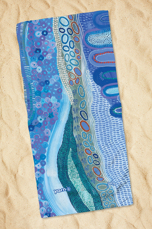 Place Of Water Beach Towel