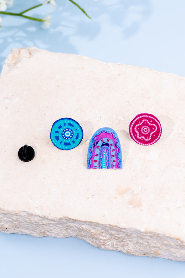 Colours Of The Land Lapel Pin (3 Pack)