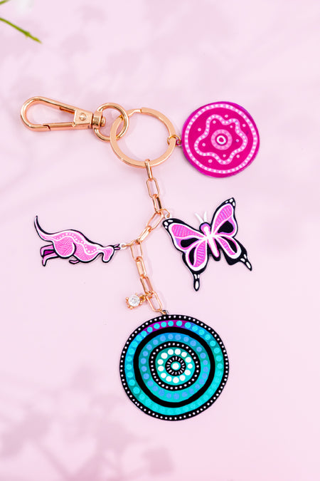 Colours Of The Land Charms Keyring