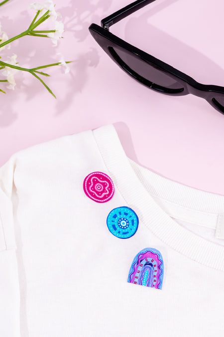 Colours Of The Land Lapel Pin (3 Pack)