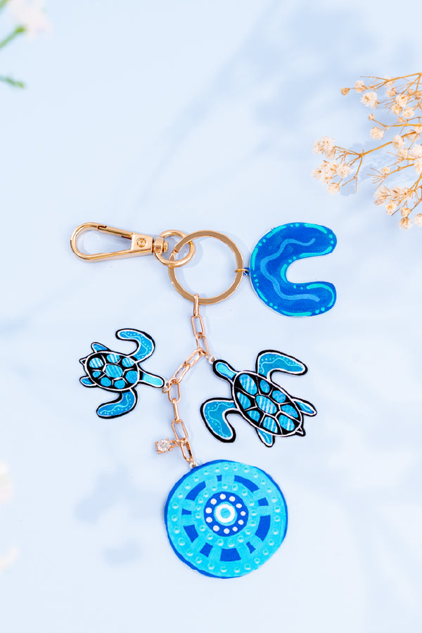 Colours Of The Land Water Charms Keyring