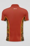 (Custom) Proud & Deadly NAIDOC 2024 Ochre Red Bamboo (Simpson) Polo Shirt